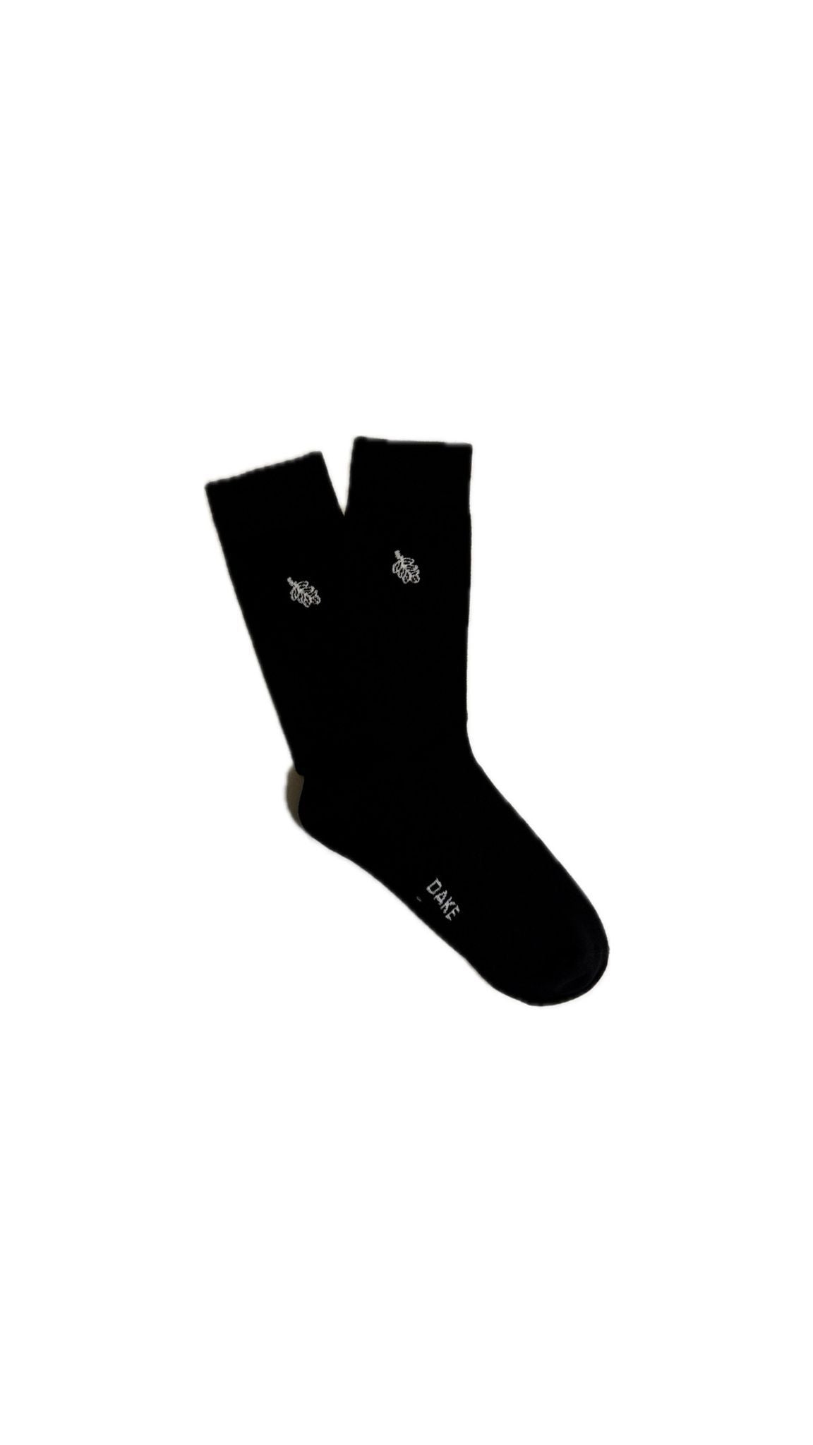 DAKE Crew Socken Schwarz