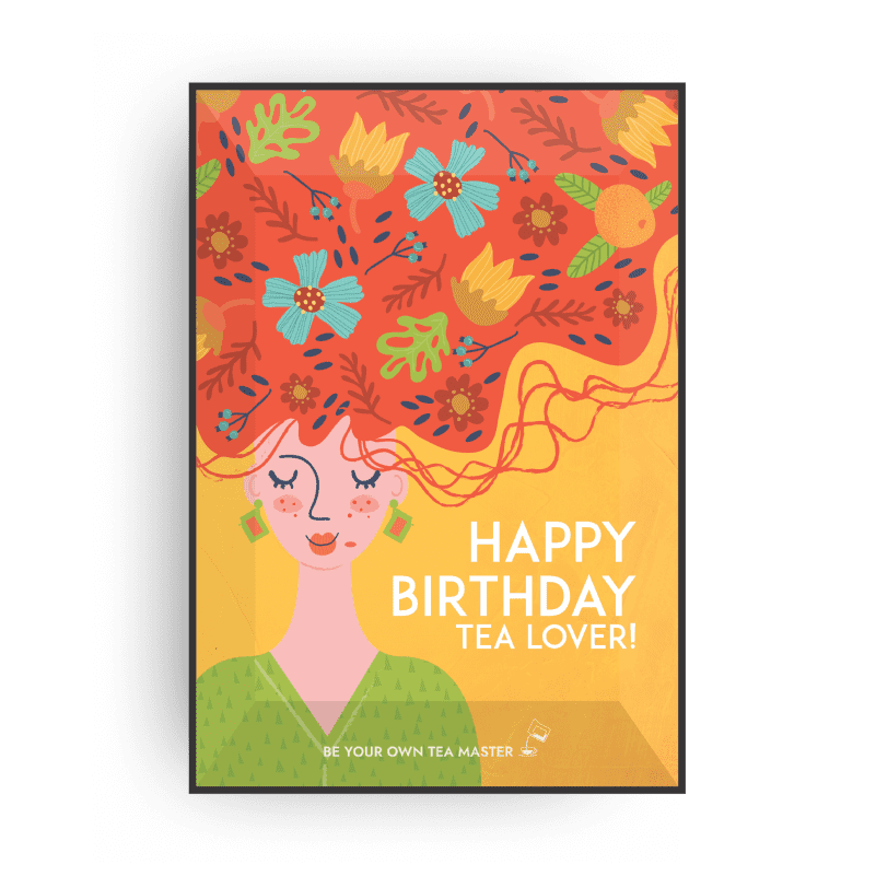 HAPPY BIRTHDAY TEA GREETING CARDS-5