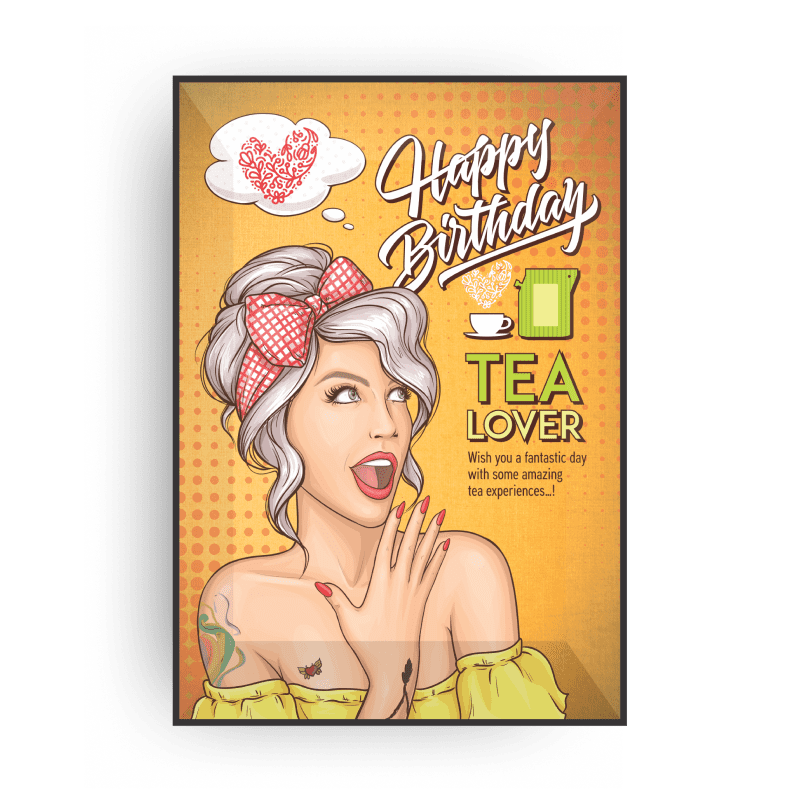 HAPPY BIRTHDAY TEA GREETING CARDS-7