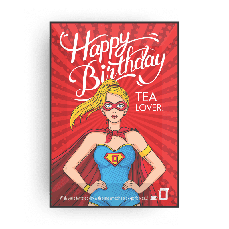 HAPPY BIRTHDAY TEA GREETING CARDS-2